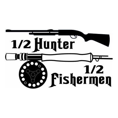 HoosierDecal Cool Hunting Vinyl Decal for Boat Car Window