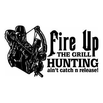 HoosierDecal Cool Hunting Vinyl Decal for Boat Car Window