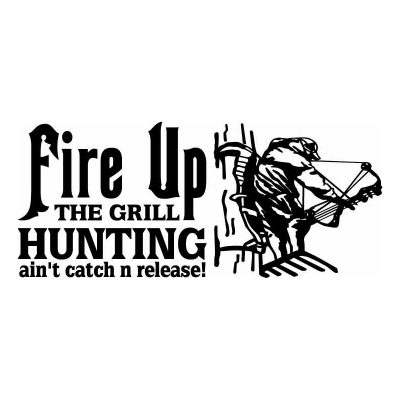 HoosierDecal Cool Hunting Vinyl Decal for Boat Car Window