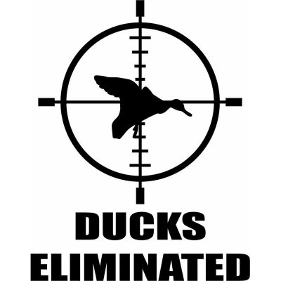 HoosierDecal Cool Hunting Vinyl Decal for Boat Car Window