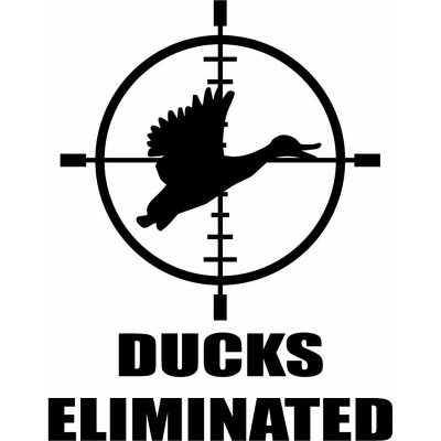 HoosierDecal Cool Hunting Vinyl Decal for Boat Car Window