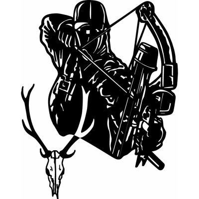 HoosierDecal Cool Hunting Vinyl Decal for Boat Car Window