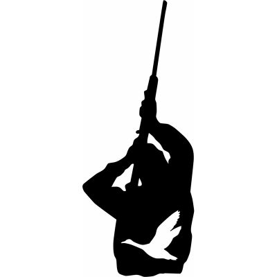 HoosierDecal Cool Hunting Vinyl Decal for Boat Car Window
