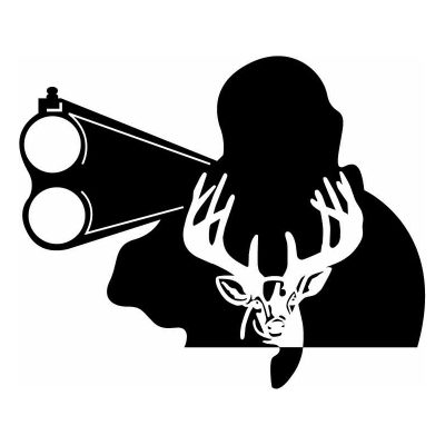 HoosierDecal Cool Hunting Vinyl Decal for Boat Car Window