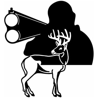 HoosierDecal Cool Hunting Vinyl Decal for Boat Car Window
