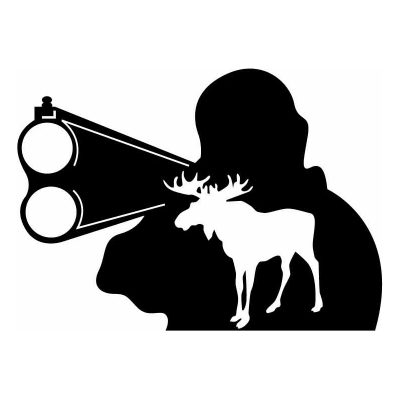 HoosierDecal Cool Hunting Vinyl Decal for Boat Car Window