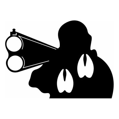 HoosierDecal Cool Hunting Vinyl Decal for Boat Car Window