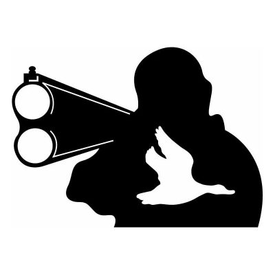 HoosierDecal Cool Hunting Vinyl Decal for Boat Car Window