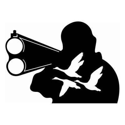 HoosierDecal Cool Hunting Vinyl Decal for Boat Car Window