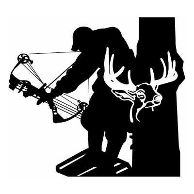 HoosierDecal Cool Hunting Vinyl Decal for Boat Car Window