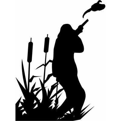 HoosierDecal Cool Hunting Vinyl Decal for Boat Car Window