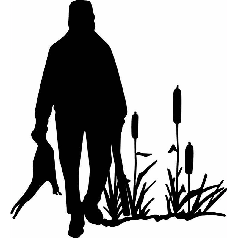 HoosierDecal Cool Hunting Vinyl Decal for Boat Car Window