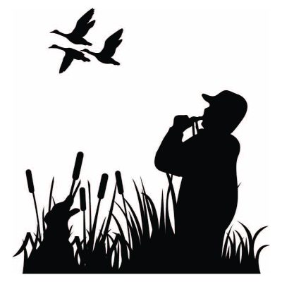 HoosierDecal Cool Hunting Vinyl Decal for Boat Car Window