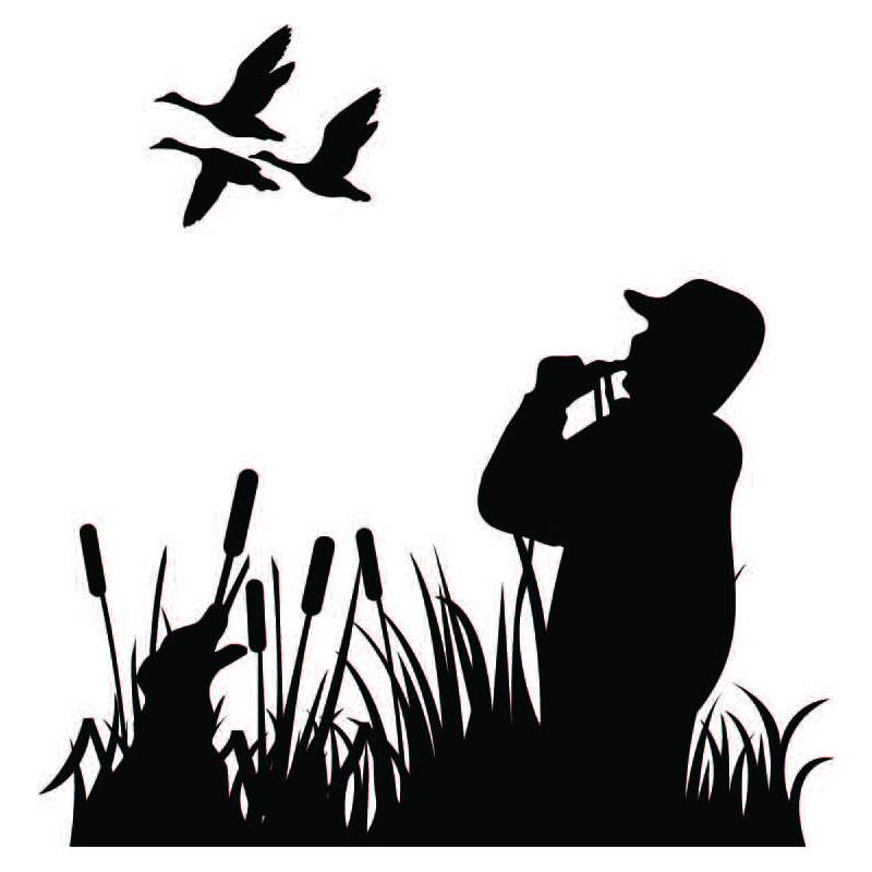HoosierDecal Cool Hunting Vinyl Decal for Boat Car Window