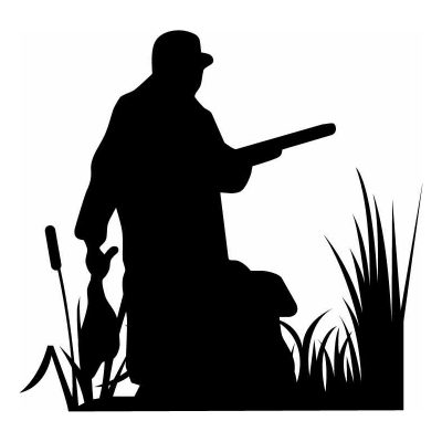 HoosierDecal Cool Hunting Vinyl Decal for Boat Car Window