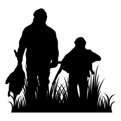 HoosierDecal Cool Hunting Vinyl Decal for Boat Car Window