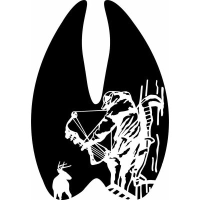 HoosierDecal Cool Hunting Vinyl Decal for Boat Car Window