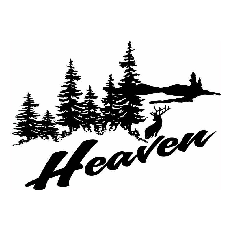 HoosierDecal Cool Hunting Vinyl Decal for Boat Car Window