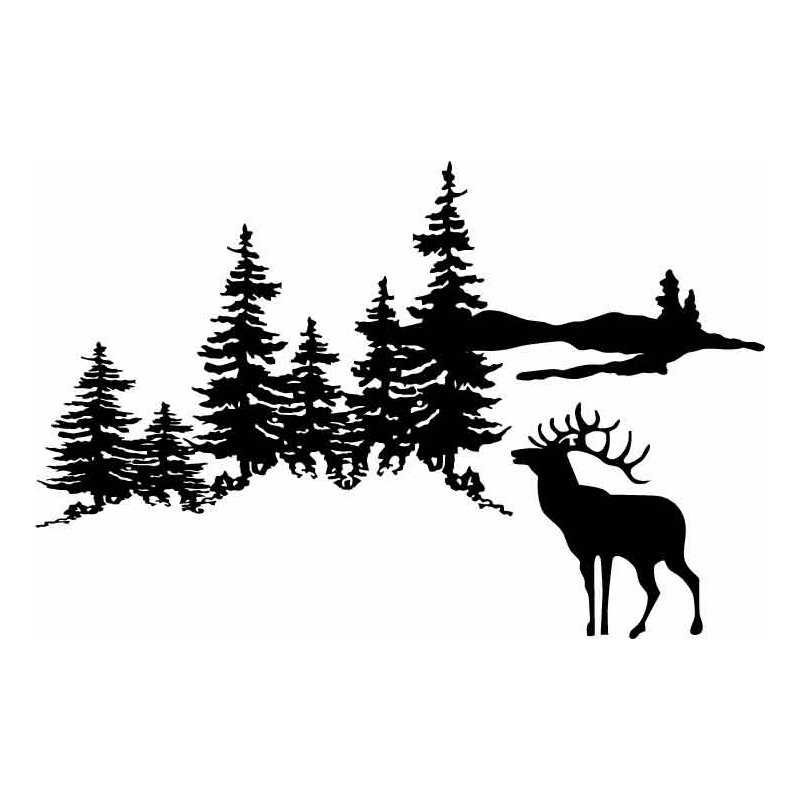 HoosierDecal Cool Hunting Vinyl Decal for Boat Car Window