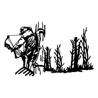 HoosierDecal Cool Hunting Vinyl Decal for Boat Car Window