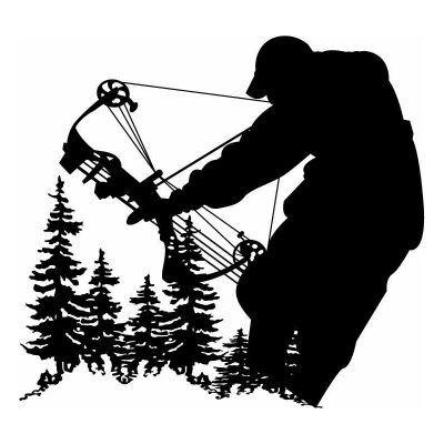 HoosierDecal Cool Hunting Vinyl Decal for Boat Car Window