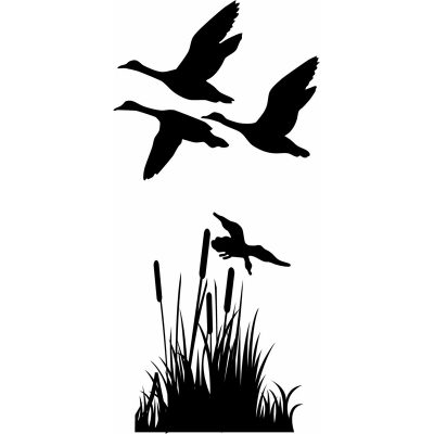 HoosierDecal Cool Hunting Vinyl Decal for Boat Car Window