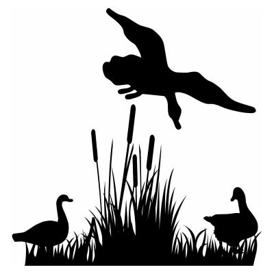HoosierDecal Cool Hunting Vinyl Decal for Boat Car Window