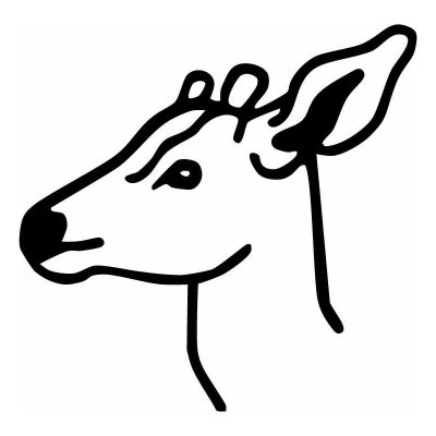 HoosierDecal Cool Deer Hunting Vinyl Decal for Truck or Car Window-1677
