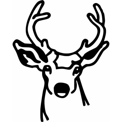 HoosierDecal Cool Deer Hunting Vinyl Decal for Truck Car Window-1679