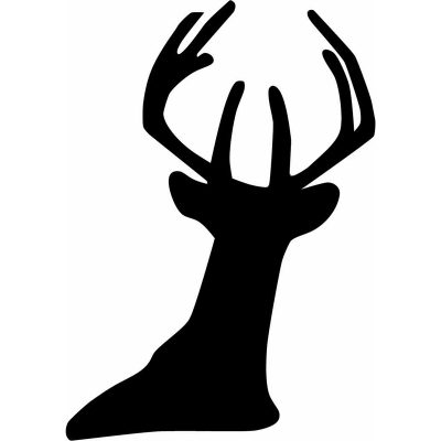 HoosierDecal Cool Deer Hunting Vinyl Decal for Truck or Car Window-1682