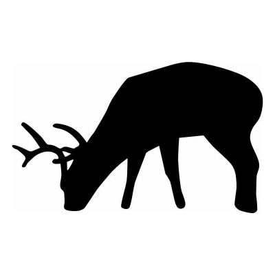 HoosierDecal Cool Deer Hunting Vinyl Decal for Truck or Car Window-1687