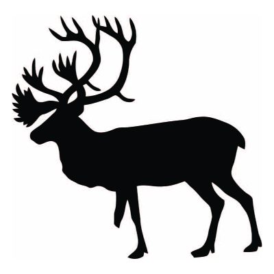 HoosierDecal Cool Deer Hunting Vinyl Decal for Truck or Car Window 1689