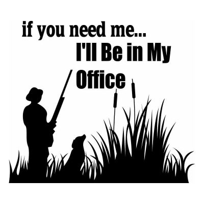 HoosierDecal Cool Hunting Vinyl Decal for Boat Car Window 1693