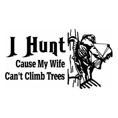 HoosierDecal Cool Hunting Vinyl Decal for Boat Car Window-1699