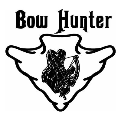HoosierDecal Cool Arrow Head Hunting Vinyl Decal for Boat Car Window-1712