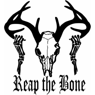 Deer Skull Hunting Decal For Truck Windows-Hoosier Decal- 1732