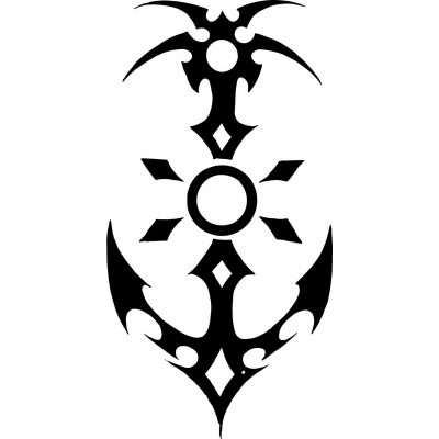 HoosierDecal Cool Anchor Nautical Vinyl Decal for Boat Car Window 22