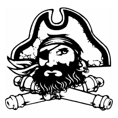 HoosierDecal Cool Pirate Nautical Vinyl Decal for Boat Car Window 68