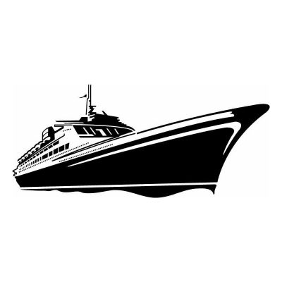 HoosierDecal Cool Speed Boat Nautical Vinyl Decal for Boat Car Window 83