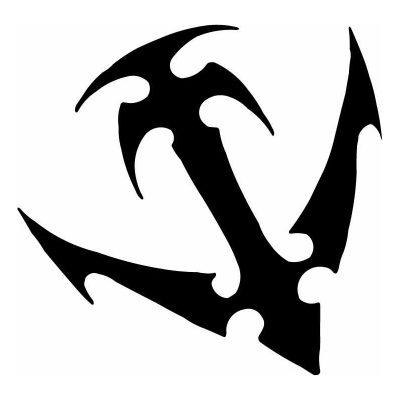 HoosierDecal Boat Anchor Cool Nautical Vinyl Decal for Boat Car Window 195