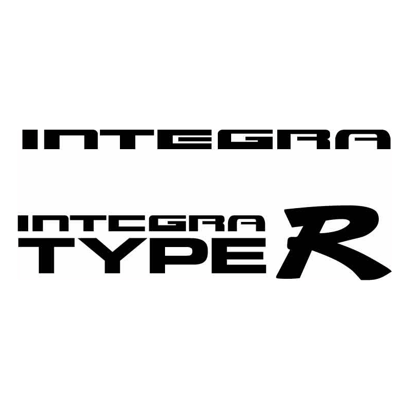 Performance Logo Decal Integra Type R Hoosierdecal Performance Logo Decal Integrarperformance Logos