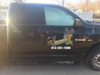 Truck lettering sample photo