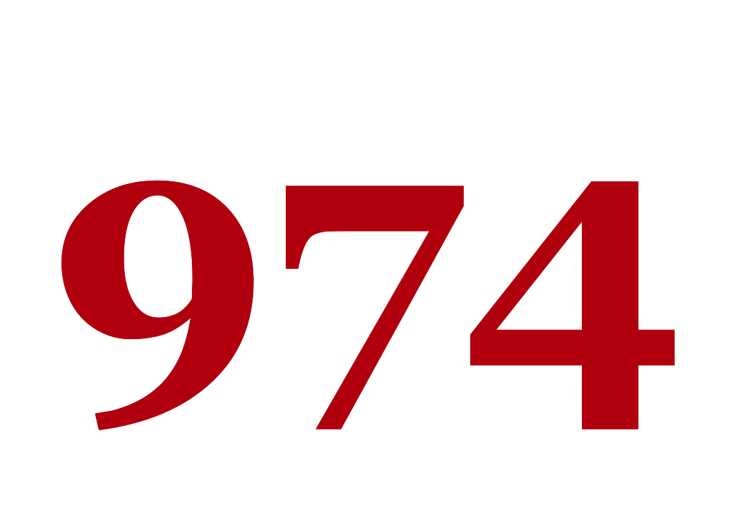 6 974