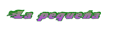 La pequeña