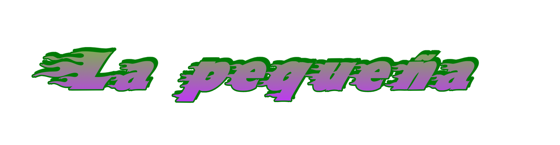 La pequeña