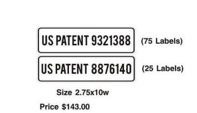 US PATENT LABELS