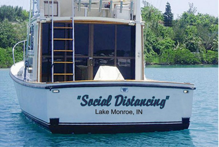 Boat lettering registration numbers and hailing ports hoosier decal 