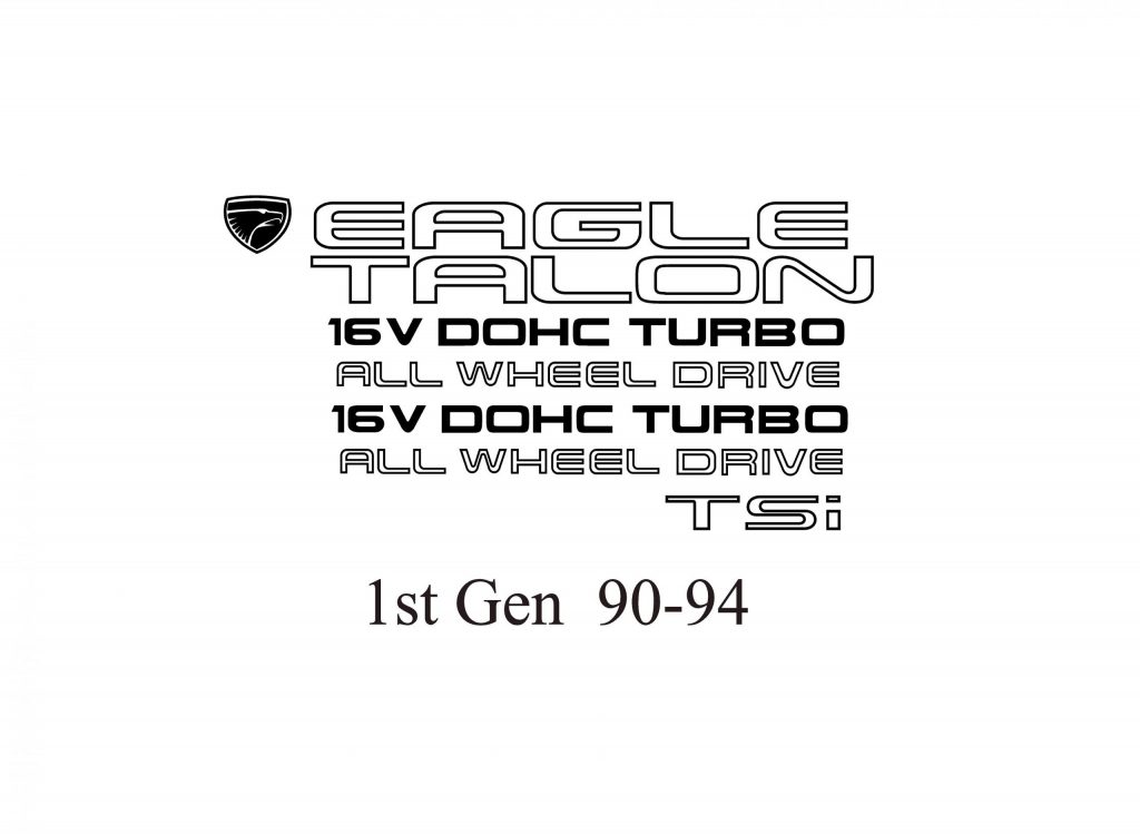 Dsm Decals 1st gen 90-94