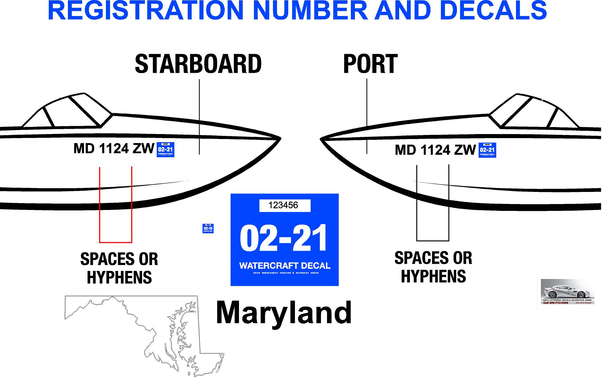 Maryland Boat Registration Number Decal Information Hoosierdecal used-boat-prices-2025-jolyn-kikelia