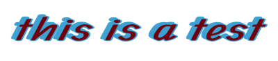 this is a test